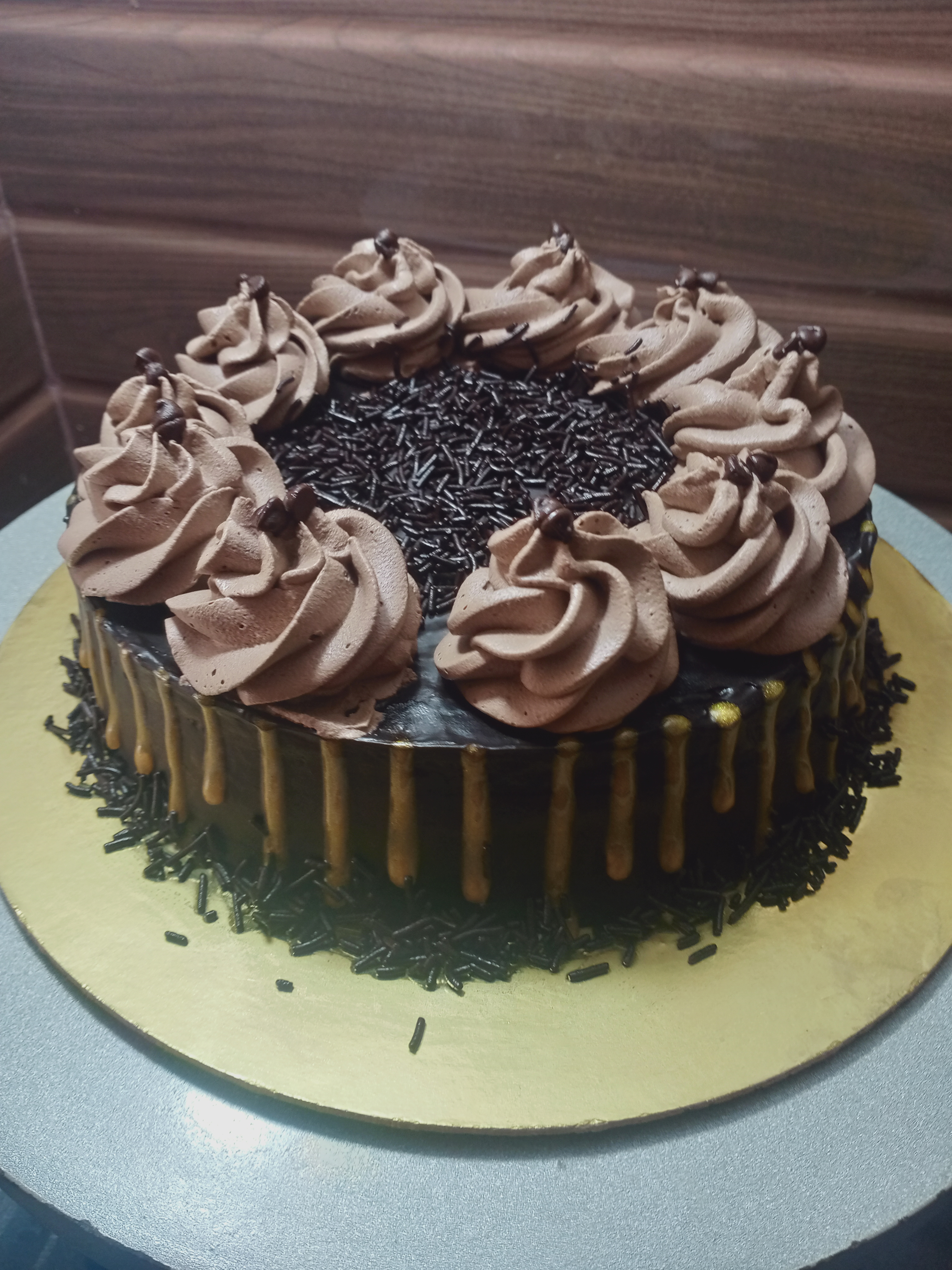 Freshly baked cake